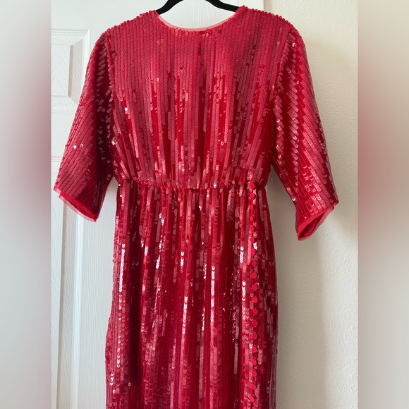 J.Crew Sequin V-back Dress NWT size 4 - Picture 4 of 7
